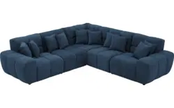 Goossens excellent hoekbank kubus blauw stof - 8252765-goossens-excellent-kubus-bank-stof-blauw-01