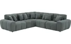 Goossens excellent hoekbank kubus groen stof - 8252766-goossens-excellent-kubus-bank-stof-groen-01