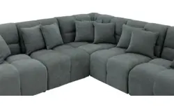 Goossens excellent hoekbank kubus groen stof - 8252766-goossens-excellent-kubus-bank-stof-groen-01