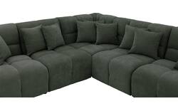 Goossens excellent hoekbank kubus groen stof - 8252768-goossens-excellent-kubus-bank-stof-groen-01
