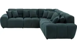 Goossens excellent hoekbank kubus groen stof - 8252769-goossens-excellent-kubus-bank-stof-groen-01