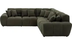 Goossens excellent hoekbank kubus groen stof - 8252770-goossens-excellent-kubus-bank-stof-groen-01