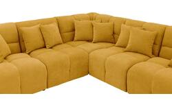 Goossens excellent hoekbank kubus geel stof - 8252772-goossens-excellent-kubus-bank-stof-geel-01