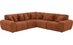 Goossens excellent hoekbank kubus bruin stof - 8252773-goossens-excellent-kubus-bank-stof-bruin-01