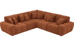 Goossens excellent hoekbank kubus bruin stof - 8252773-goossens-excellent-kubus-bank-stof-bruin-01