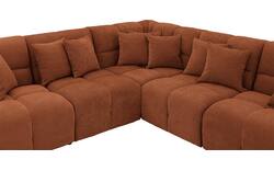 Goossens excellent hoekbank kubus bruin stof - 8252773-goossens-excellent-kubus-bank-stof-bruin-01