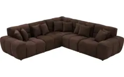 Goossens excellent hoekbank kubus bruin stof - 8252775-goossens-excellent-kubus-bank-stof-bruin-01