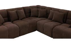 Goossens excellent hoekbank kubus bruin stof - 8252775-goossens-excellent-kubus-bank-stof-bruin-01