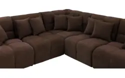 Goossens excellent hoekbank kubus bruin stof - 8252775-goossens-excellent-kubus-bank-stof-bruin-01
