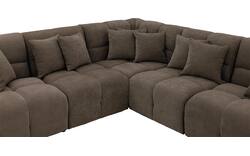 Goossens excellent hoekbank kubus bruin stof - 8252776-goossens-excellent-kubus-bank-stof-bruin-01