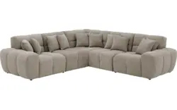 Goossens excellent hoekbank kubus bruin stof - 8252777-goossens-excellent-kubus-bank-stof-bruin-01