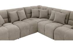 Goossens excellent hoekbank kubus bruin stof - 8252777-goossens-excellent-kubus-bank-stof-bruin-01