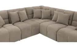 Goossens excellent hoekbank kubus bruin stof - 8252778-goossens-excellent-kubus-bank-stof-bruin-01
