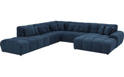 Goossens excellent u bank kubus blauw stof - 8252781-gespiegeld-03