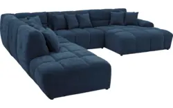 Goossens excellent u bank kubus blauw stof - 8252781-gespiegeld-02