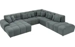 Goossens excellent u bank kubus groen stof - 8252782-goossens-excellent-kubus-bank-stof-groen-01