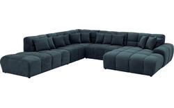 Goossens excellent u bank kubus blauw stof - 8252783-gespiegeld-03
