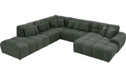 Goossens excellent u bank kubus groen stof - 8252784-gespiegeld-02