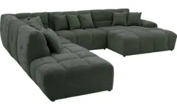 Goossens excellent u bank kubus groen stof - 8252784-gespiegeld-02