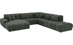 Goossens excellent u bank kubus groen stof - 8252784-goossens-excellent-kubus-bank-stof-groen-01