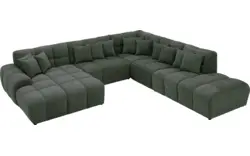 Goossens excellent u bank kubus groen stof - 8252784-goossens-excellent-kubus-bank-stof-groen-01