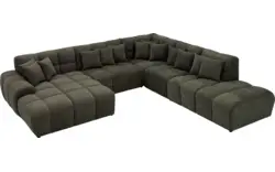 Goossens excellent u bank kubus groen stof - 8252786-goossens-excellent-kubus-bank-stof-groen-01
