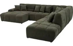 Goossens excellent u bank kubus groen stof - 8252786-goossens-excellent-kubus-bank-stof-groen-01