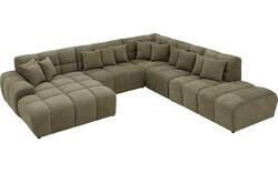 Goossens excellent u bank kubus groen stof - 8252787-goossens-excellent-kubus-bank-stof-groen-01