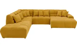 Goossens excellent u bank kubus geel stof - 8252788-gespiegeld-02