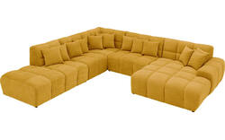 Goossens excellent u bank kubus geel stof - 8252788-gespiegeld-02