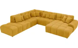 Goossens excellent u bank kubus geel stof - 8252788-gespiegeld-02