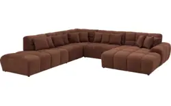 Goossens excellent u bank kubus bruin stof - 8252790-gespiegeld-02