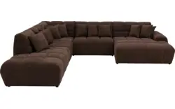 Goossens excellent u bank kubus bruin stof - 8252791-gespiegeld-02