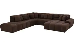 Goossens excellent u bank kubus bruin stof - 8252791-gespiegeld-02