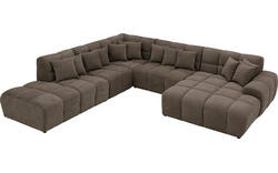 Goossens excellent u bank kubus bruin stof - 8252792-gespiegeld-02