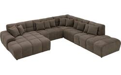 Goossens excellent u bank kubus bruin stof - 8252792-goossens-excellent-kubus-bank-stof-bruin-01