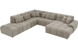 Goossens excellent u bank kubus bruin stof - 8252793-gespiegeld-02