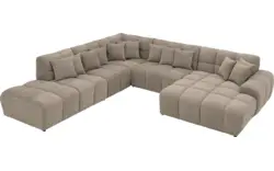 Goossens excellent u bank kubus bruin stof - 8252794-gespiegeld-02
