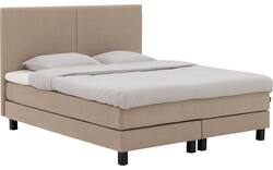 Goossens boxspring compleet gs 180 compleet bruin stof - 8252803-goossens-gs-180-boxspring-stof-01