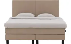 Goossens boxspring compleet gs 180 compleet bruin stof - 8252938-goossens-gs-180-compleet-boxspring-compleet-stof-01