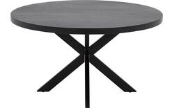 Goossens basic eettafel lecca zwart mango - 8252821-goossens-basic-lecce-eettafel-mango-zwart-02