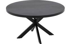 Goossens basic eettafel lecca zwart mango - 8252821-goossens-basic-lecce-eettafel-mango-zwart-01