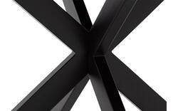 Goossens basic eettafel lecca zwart mango - 8252821-goossens-basic-lecce-eettafel-mango-zwart-01