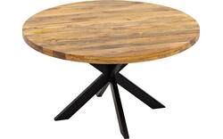 Goossens basic eettafel lecca bruin mango - 8252822-goossens-basic-lecce-eettafel-mango-bruin-01