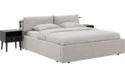 Goossens bedframe misty storage beige stof - 8243727-goossens-misty-storage-bedframe-stof-03