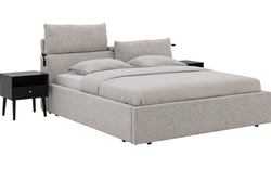 Goossens bedframe misty storage beige stof - 8243727-goossens-misty-storage-bedframe-stof-03