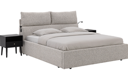 Goossens bedframe misty storage beige stof - 8243727-goossens-misty-storage-bedframe-stof-03