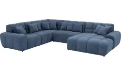 Goossens excellent u bank kubus blauw stof - 8252834-gespiegeld-02