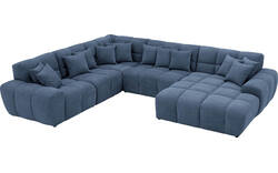 Goossens excellent u bank kubus blauw stof - 8252834-gespiegeld-02