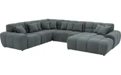 Goossens excellent u bank kubus groen stof - 8252836-gespiegeld-02